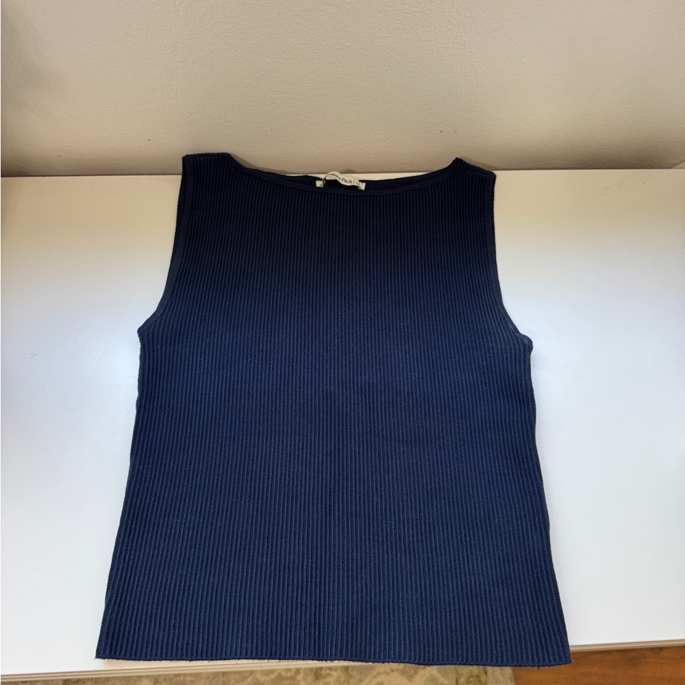 Abercrombie & Fitch Navy Tank Top